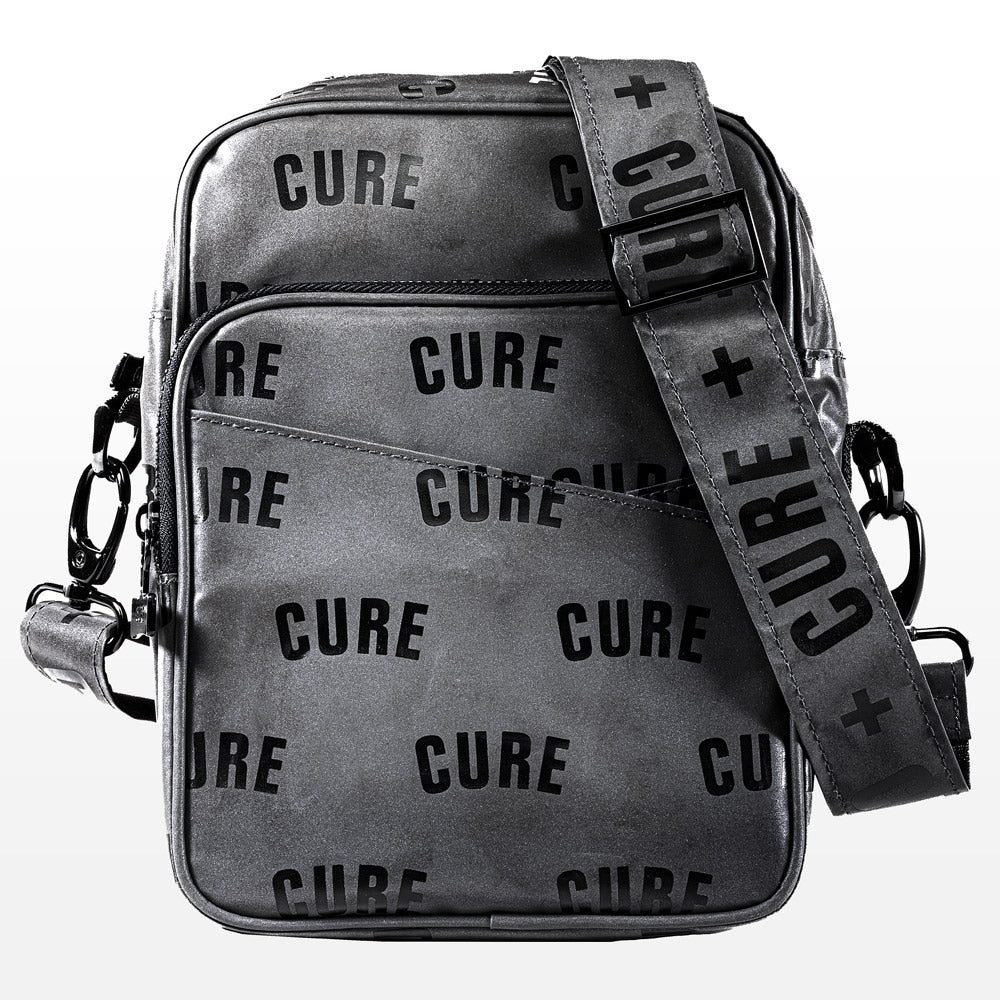 reflective grey messenger