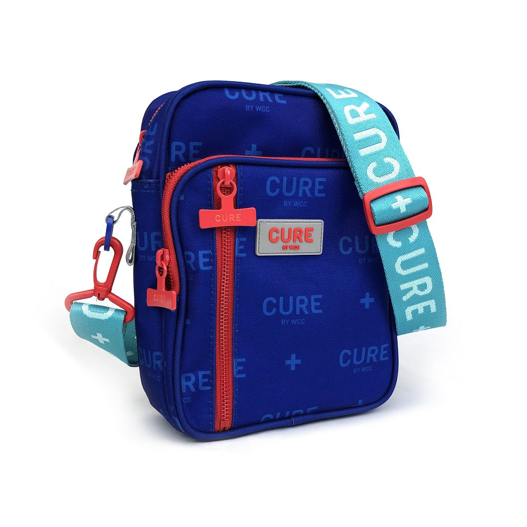 Cannabis Mini Messenger Bag CURE Blues Logo