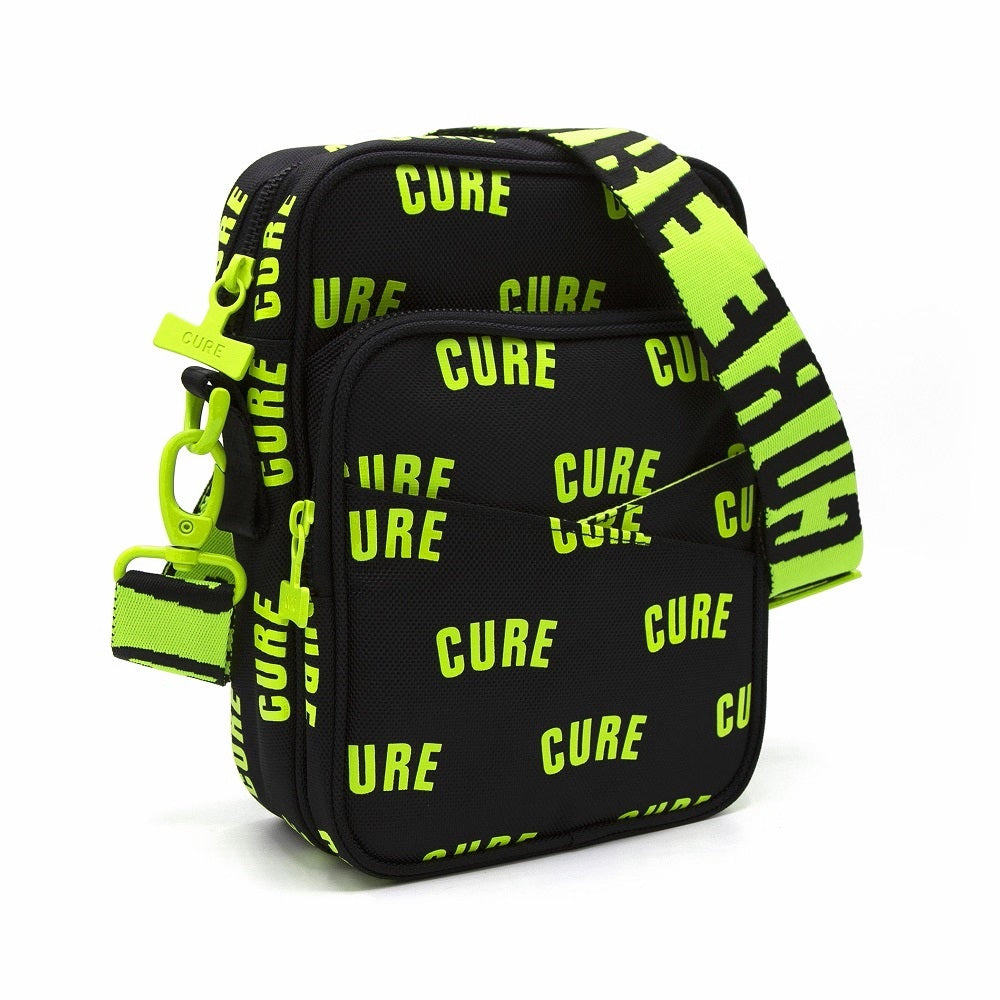 Cannabis Mini Messenger Bag Cure Black Toxic